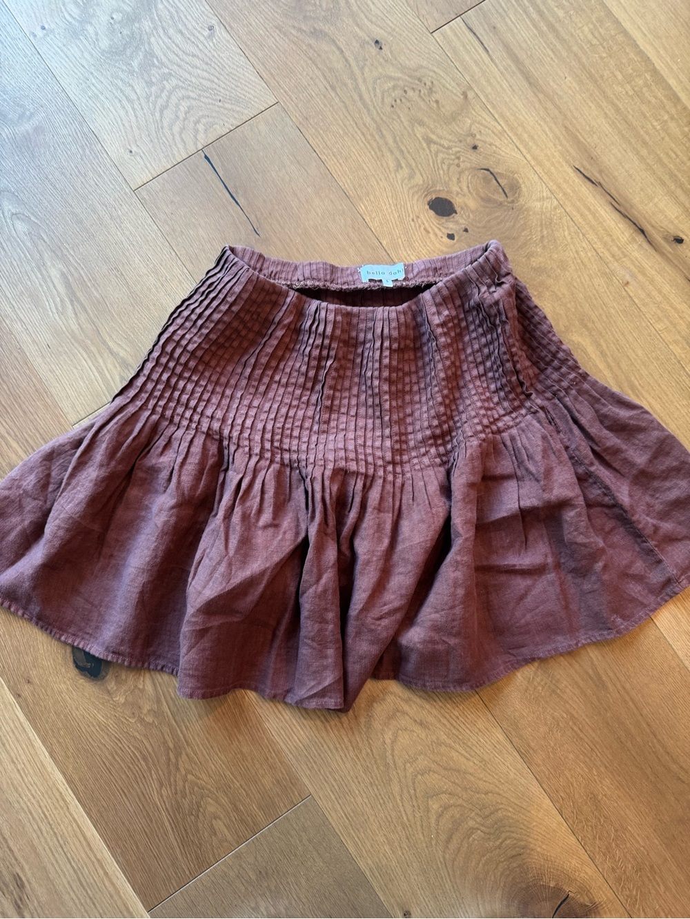 Bella Dahl Brown Mini Skirt - Picture 3 of 4